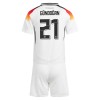 Maillot de Supporter Allemagne Gundogan 21 Domicile Euro 2024 Pour Enfant